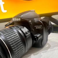 Nikon D3100 Reflex + Obiettivo 18-55mm + Caricabat