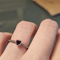 Anello pandora cuore rosso
