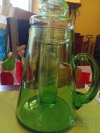 caraffa verde vintage 