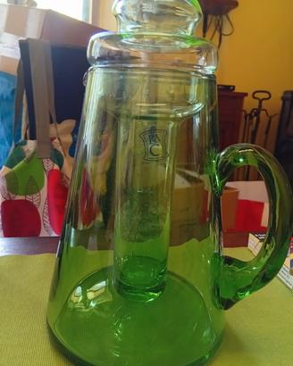 caraffa verde vintage 