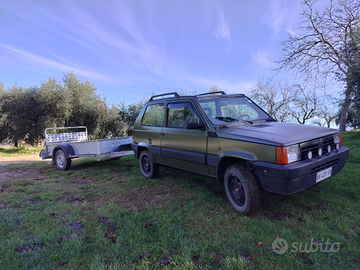 Fiat panda 4x4 gpl,gancio traino, carrello cresci