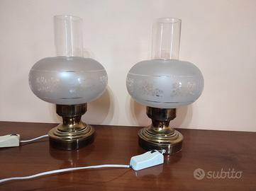 coppia lampade da comodino