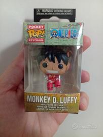 portachiavi funko pop ome piece monkey d. luffy 