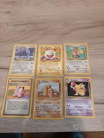 Carte Pokémon set base italiano 