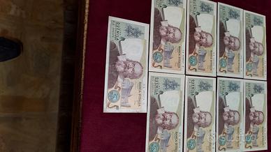 2000 LIRE-"GALILEO"-PEZZI 9-COME FOTO-IN BLOCCO