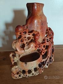 Titolo dell'oggetto: Antico Vaso Portapennelli Cin