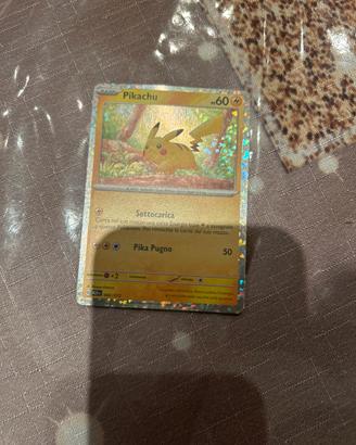 Carta pokermon pikachu