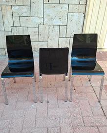 3 SEDIE IMS MADE IN ITALY. FUORIGROTTA.