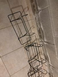 Portavasi da ringhiera in ferro - vasi