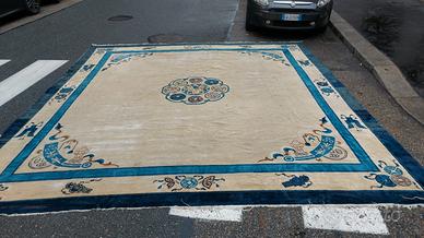 Tappeto Annodato a mano Cinese Pechino