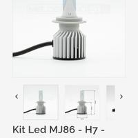 kit led melograno 51 mj86 4300k bianco caldo