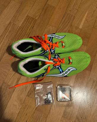 Scarpe chiodate corsa Saucony