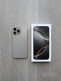iPhone 16 Pro Max 256GB Titanio Naturale