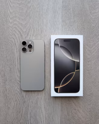 iPhone 16 Pro Max 256GB Titanio Naturale