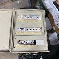 Quadro elettrico con interruttori