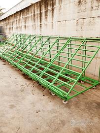 Espositore ortofrutta su ruote