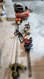 decespugliatore, tosaerba, motosega, compressore
