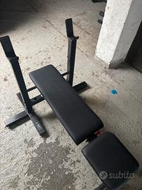 Panca piana con sostegno