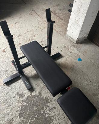 Panca piana con sostegno