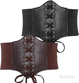 Corsetto Nero o Marrone, Cintura Elastica