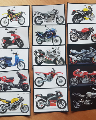 Collezione 23 figurine " la mia moto "