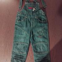 Salopette jeans Disney bimbi