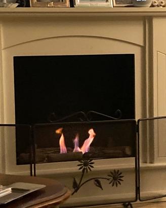 Caminetto a bioetanolo e 9 bottiglie di bioetanolo