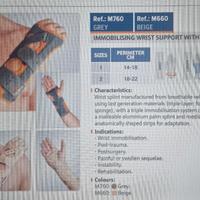 Polsiera immobilizzante