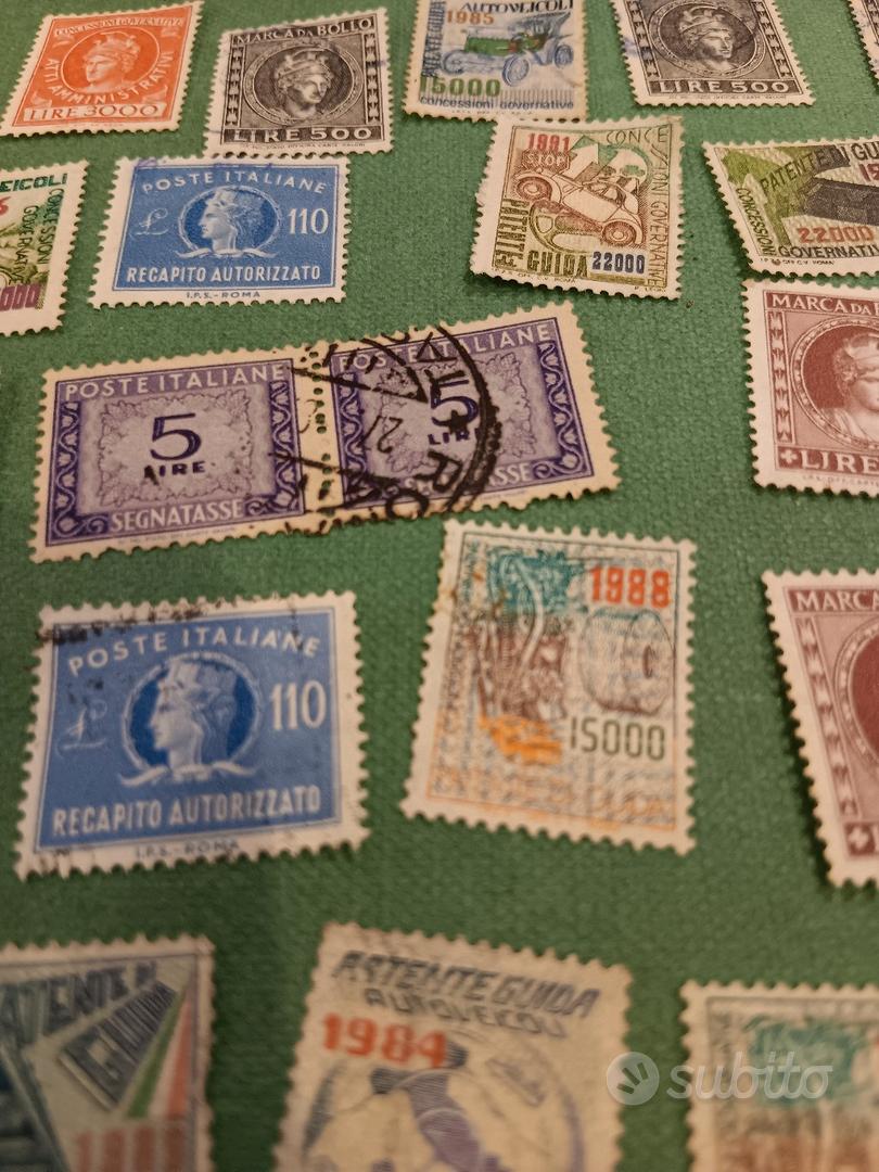 VECCHIE MARCHE DA BOLLO Collezionismo In vendita a Roma