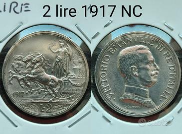 2 lire 1917 NC
