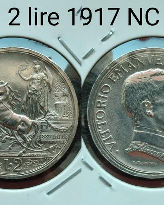 2 lire 1917 NC