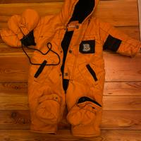 2 utine tuta da neve sci neonato 3/6 mesi