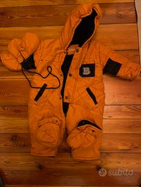 Tutina tuta da neve sci neonato 6 mesi