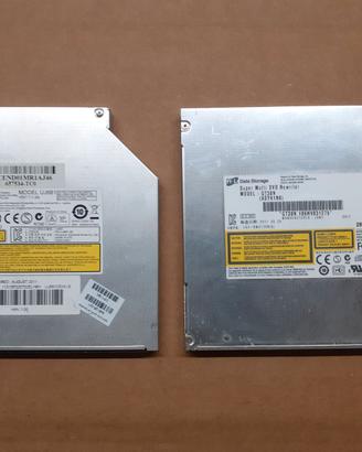 Lotto di 2 Masterizzatori DVD Sata per Notebook