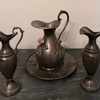 Set anfore in peltro - vintage