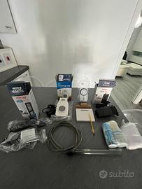 Kit acquario (pulizia,illuminazione e raffredd)