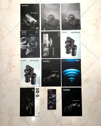 Lotto depliant Fujifilm Sigma Tamron