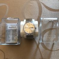 Swatch Orologio Unisex con cinturino elastico