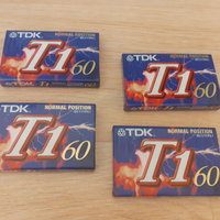 Musicassette vuote TDK vintage