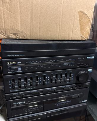 Impianto Hi-fi Telefunken vintage ecc