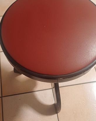 Sgabello Vintage in legno regolabile in altezza