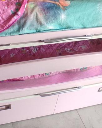 Letto con contenitore 