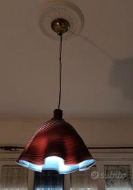 lampadario vetro murano a ventaglio 