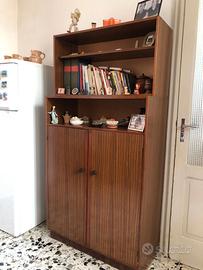 Libreria/Unità di Stoccaggio in Stile Mid-Centu