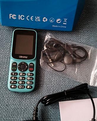 Telefono per anziani o ragazzi verde