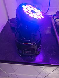 Testa mobile per discoteca 