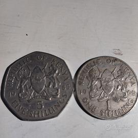Monete del Kenya anni 1966/1985