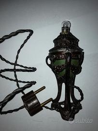 LAMPADA VOTIVA FUNZIONANTE CON LAMPADINA