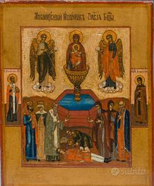 Icona russa antica Fonte di Vita