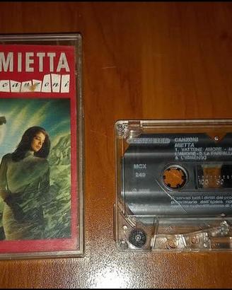 MUSICASSETTA ORIGINALE MIETTA  ALBUM CANZONI 1990